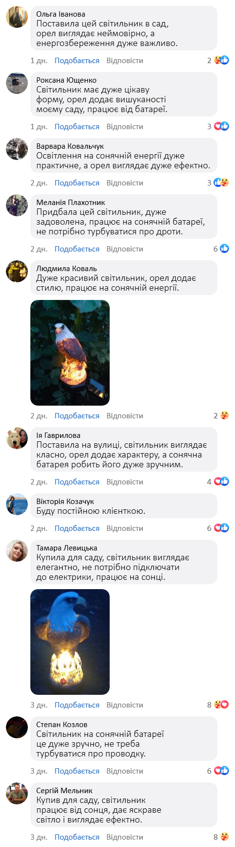 Вуличний світильник на сонячній батареї «Орел»